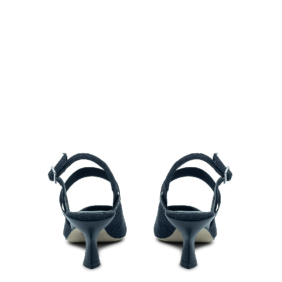 Slash  chanel in denim stone lavato nero