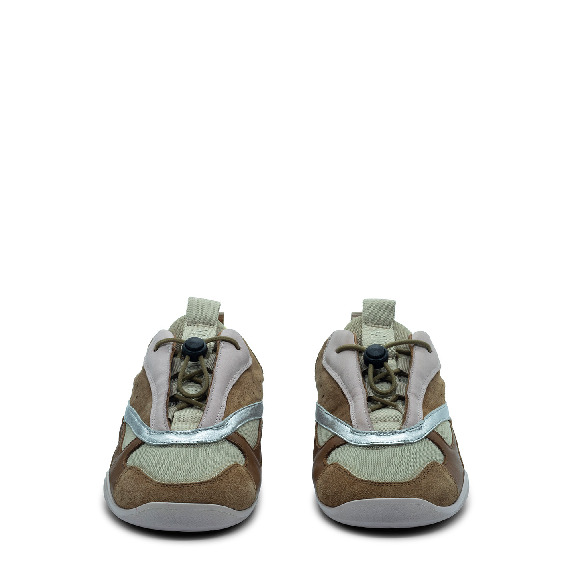 Ondina sneakers cuoio/rosa/argento/giallo