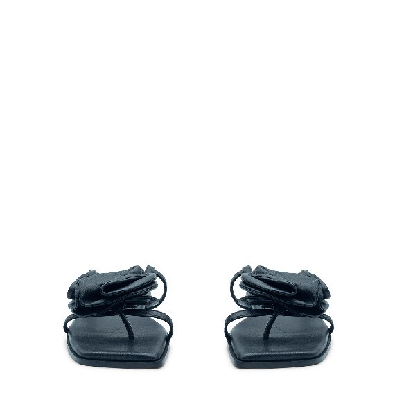 Square open sandalo rose nero